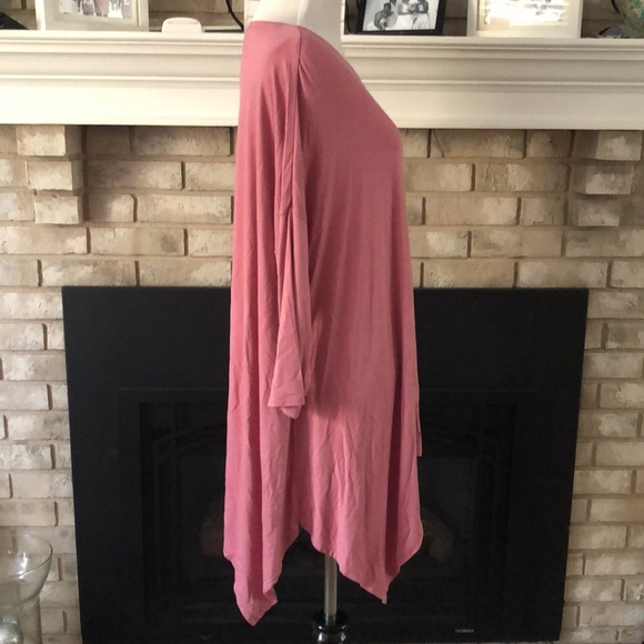 Matilda Jane Rose Pink Sharkbite Dolman Sleeves Tunic size Medium Pink Power BC - Picture 6 of 10